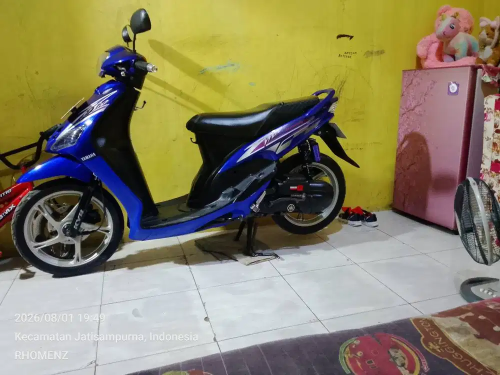 yamaha mio taun 2007 asli biru pajak on surat lengkap