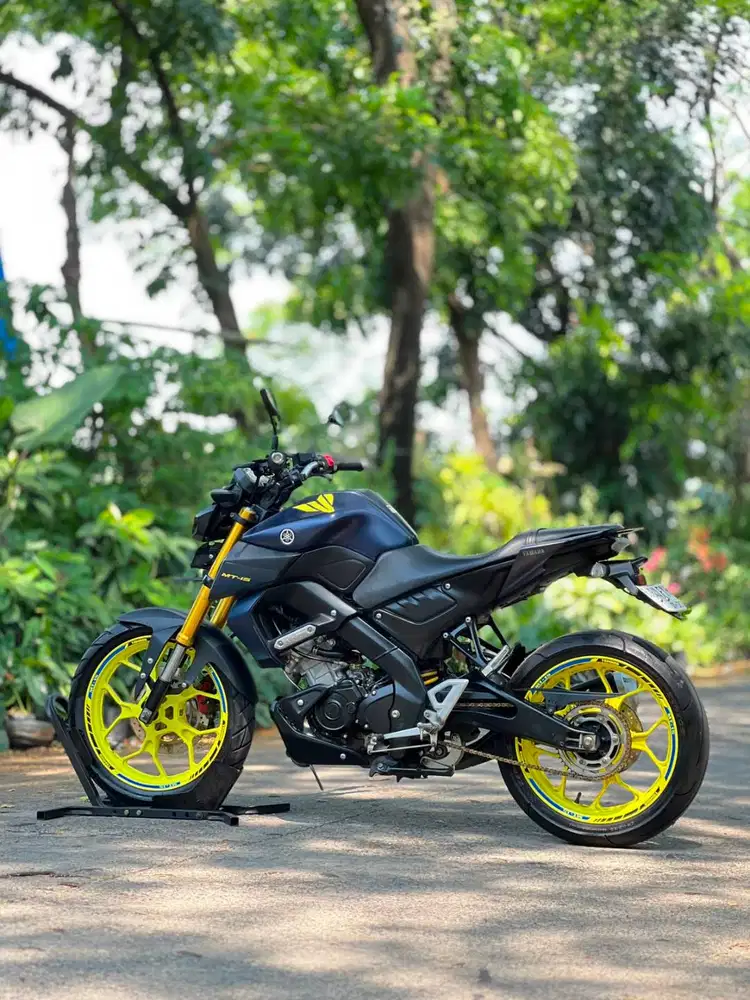 YAMAHA MT15 BIRU 2019 KM RENDAH PAJAK PANJANG BEST CONDITION