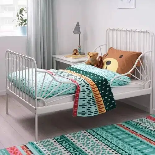 set ranjang  anak bisa dipanjang pendekan MINNEN IKEA