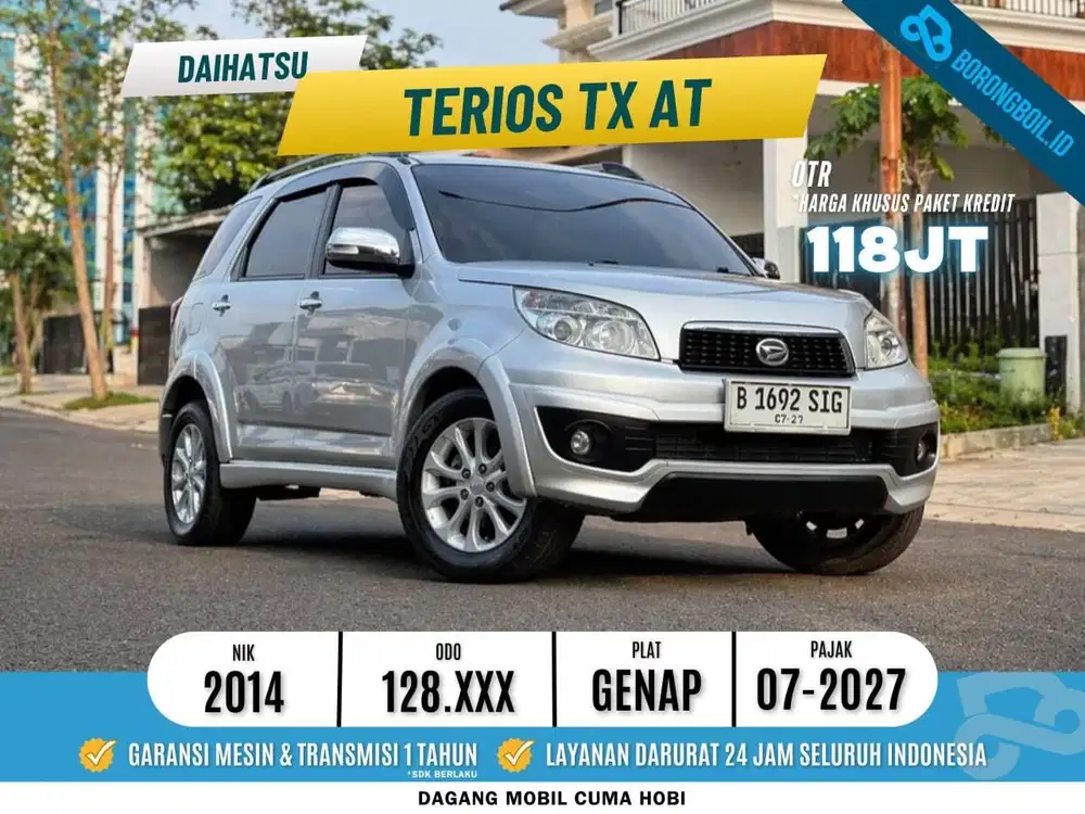 TERMURAH!!TERIOS TX AT 2014 SIAP PAKAI