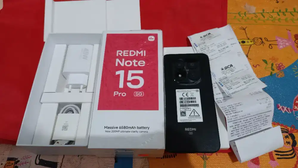 REDMI NOTE 15 PRO 5G FULLSET LIKE NEW