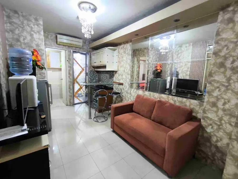 Sewa Bulanan Tahunan Apartment Kalibata city Green palace 2 bedroom full furnished