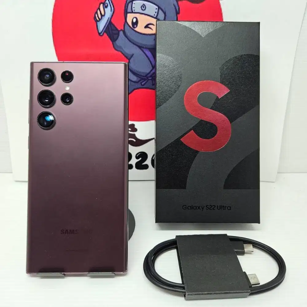 Samsung Galaxy S22 Ultra Burgundy 12/256GB Fullset Like New