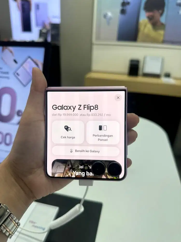 PROMO PRE ORDER SAMSUNG GALAXY ZFLIP 8 FREE UPGRADE MEMORI