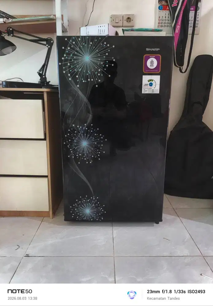 Kulkas Sharp 1 Pintu Normal Dingin Banget, Body Kinclong - Surabaya