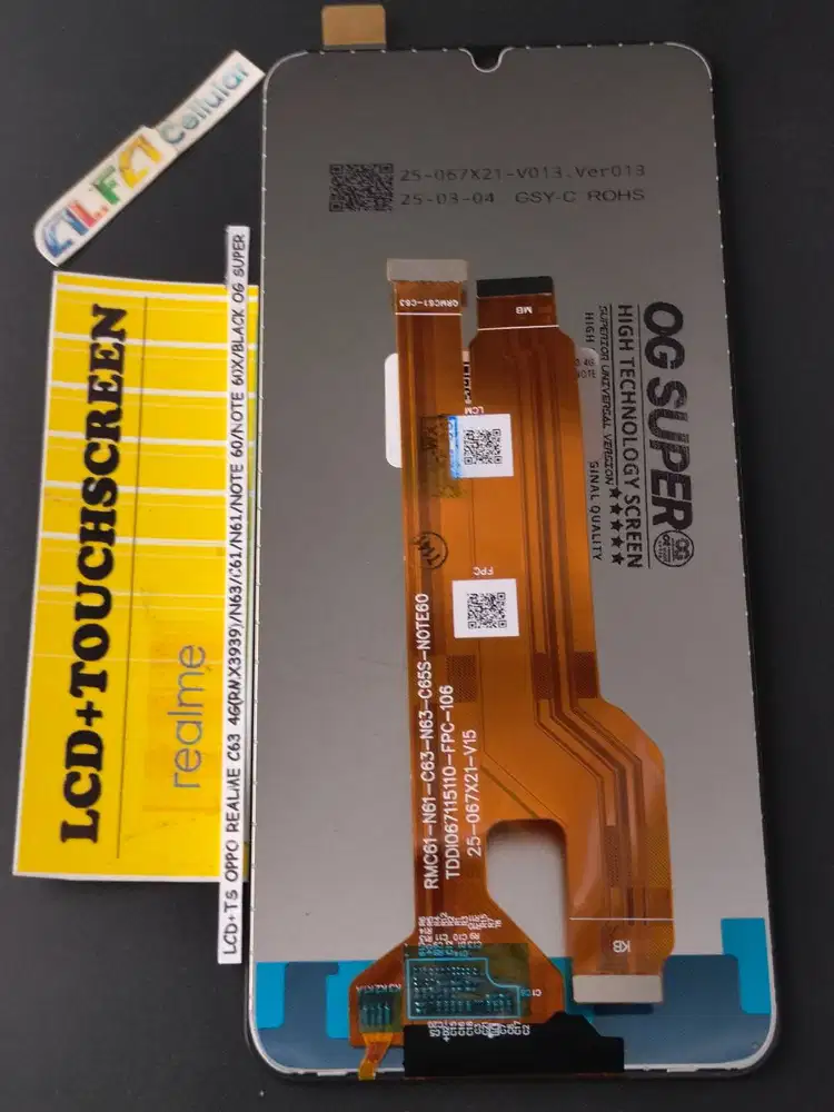 LCD REALME C63 4G (RMX3939)/Lcd REALME N63 /C61/N61/NOTE 60/NOTE 60X