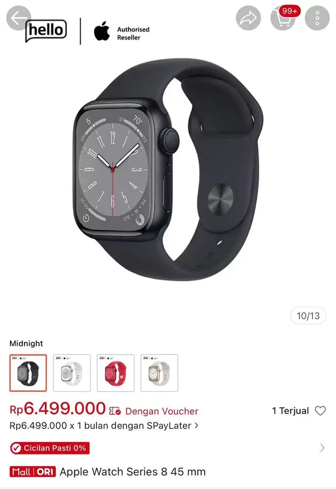 Appla watch series 8 (GPS+Celluler)