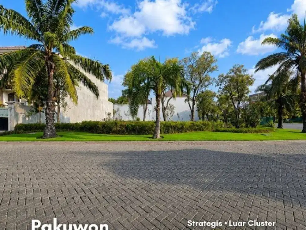 Kavling Pakuwon Indah  Luar Cluster • Depan Kolam Bebek