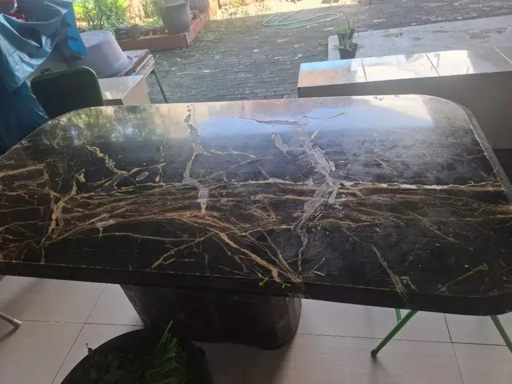 Jual Meja Marmer Panjang kuno Murah