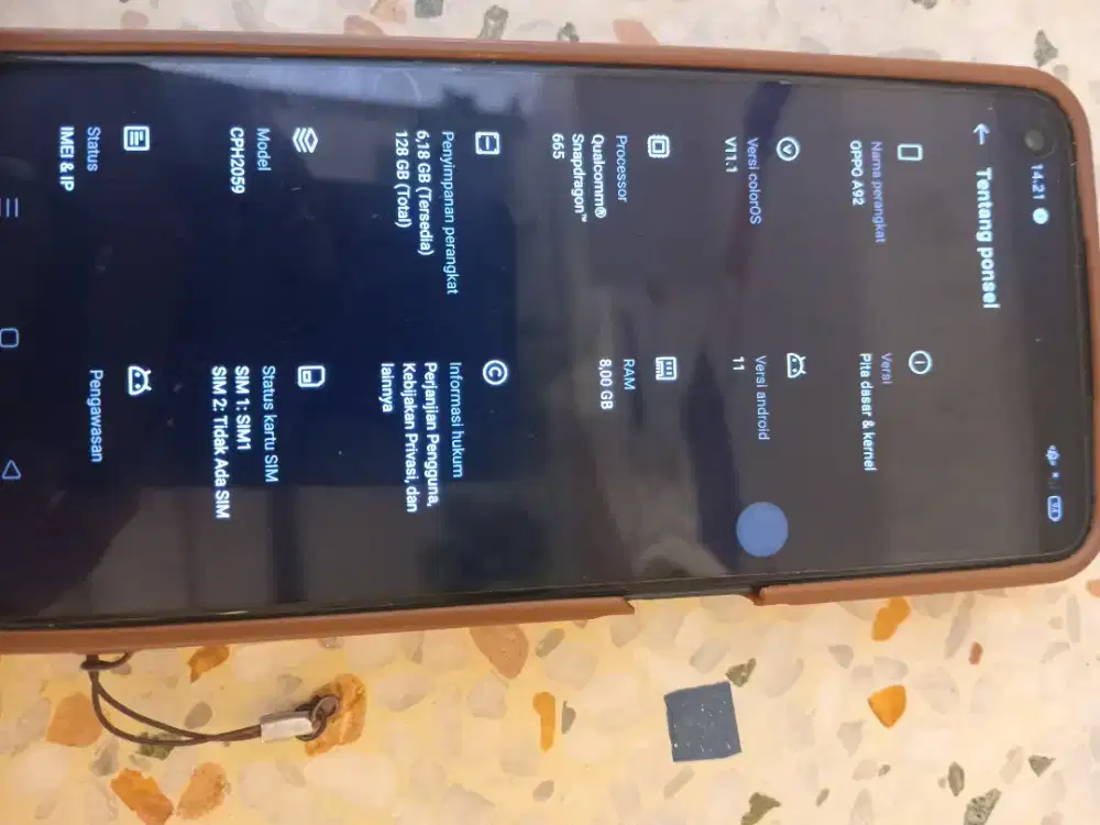 Oppo a92 ram 8/128