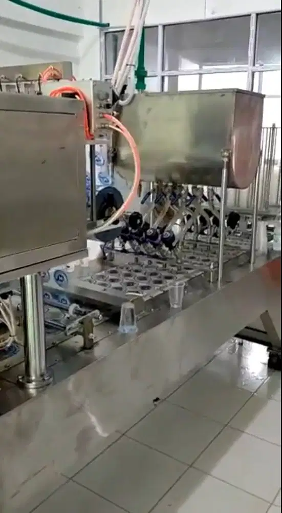 Mesin AMDK Cup Sealer 4 Line 4x2 (Pneumatic PLC)