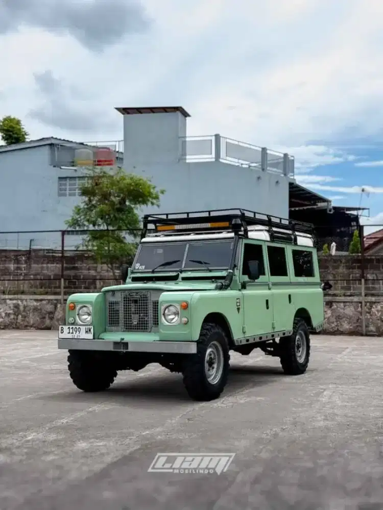 Land Rover, Long Wagon, 109 WB, MT, 2014, Hijau