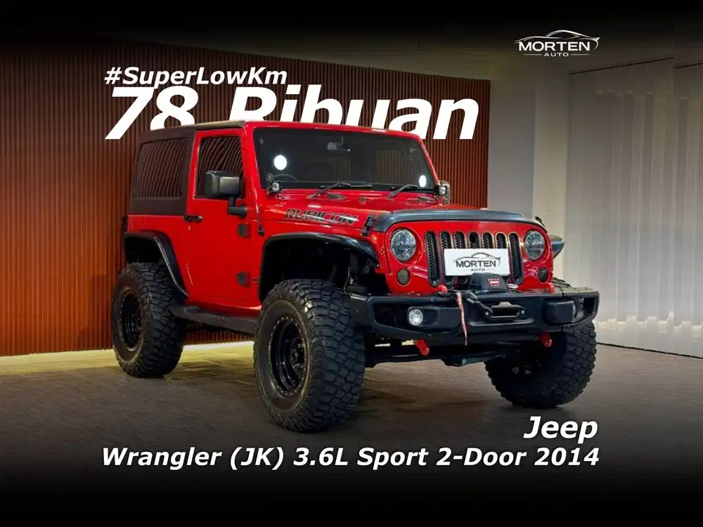 [Super Low Km!!!] Jeep Wrangler 3.6L Sport 2-Door (JK) 2014