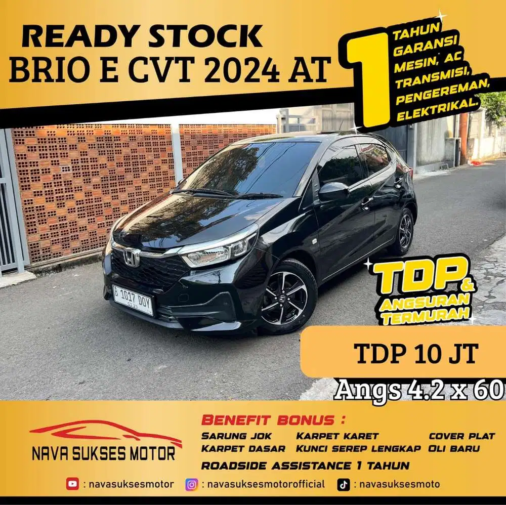 Honda Brio Satya 2024 Bensin