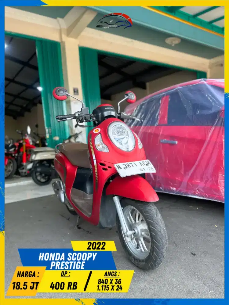 HONDA SCOOPY PRESTIGE 2022 NEGO LURR HIKMAH MOTOR KEPUH MALANG