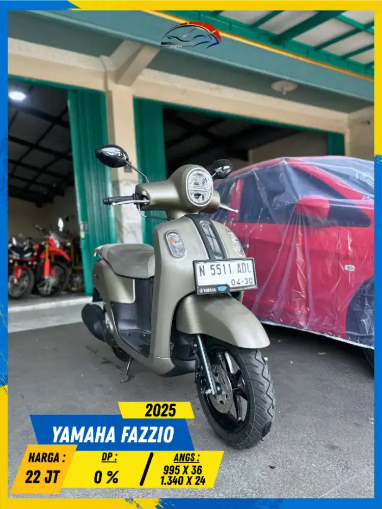 YAMAHA FAZZIO 2025 BARANG ISTIMEWA HIKMAH MOTOR KEPUH MALANG