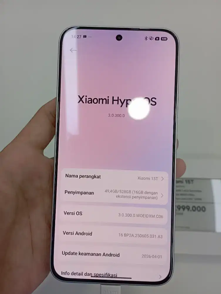 Xiaomi 15 T ram 12/512 GB Cicilan Tanpa DP