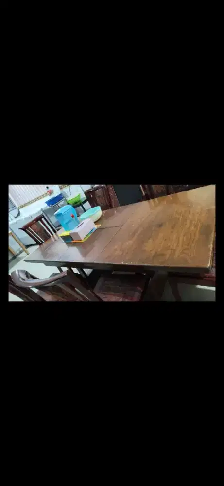 Jual Meja Kayu sejati panjang murah