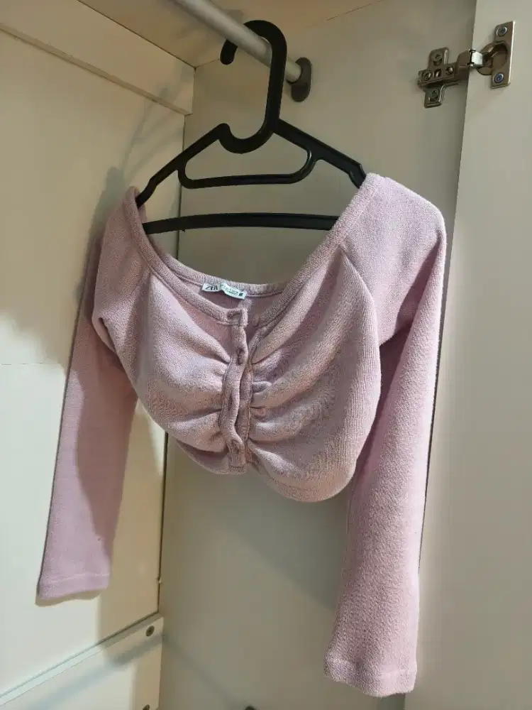 Cardigan zara lilac