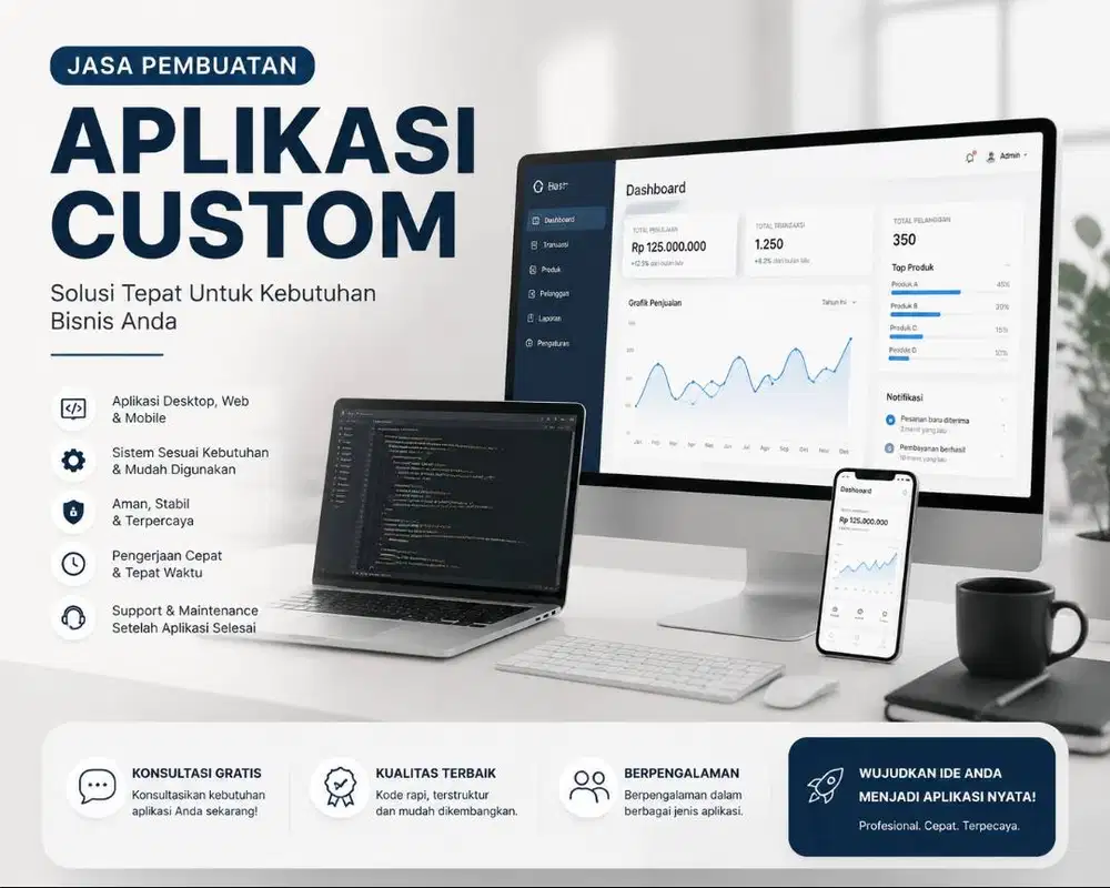 Jasa Pembuatan Aplikasi / Joki Skripsi