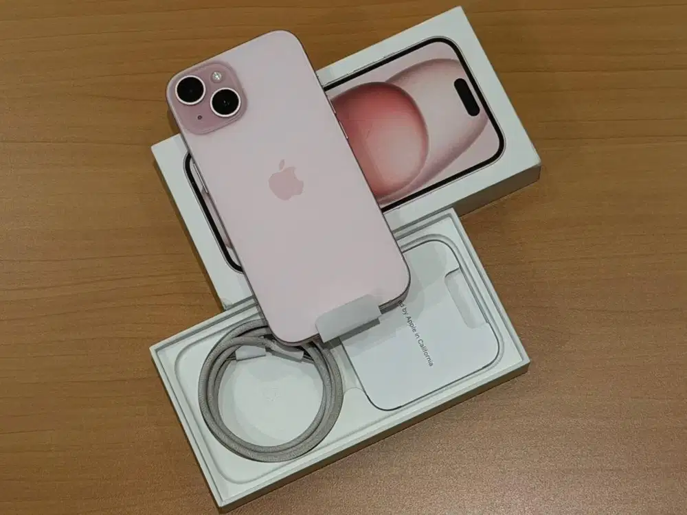 iPhone 15 128GB iBox Pink Garansi ON