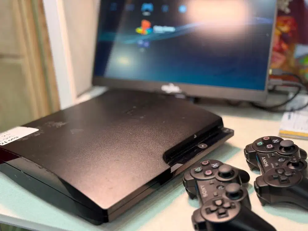 PS3 Slim 500GB Seri 25 2 Stik