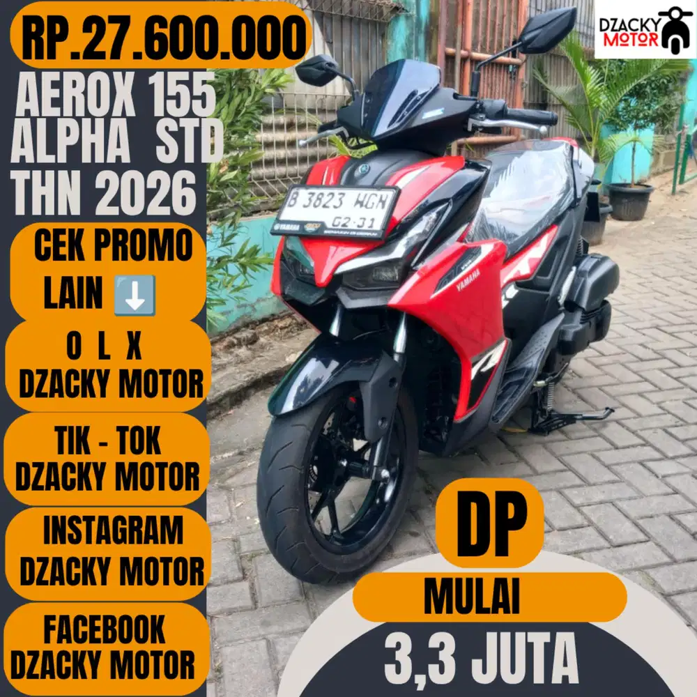 AEROX ALPHA STD 2026 SECOND LIKE NEW
