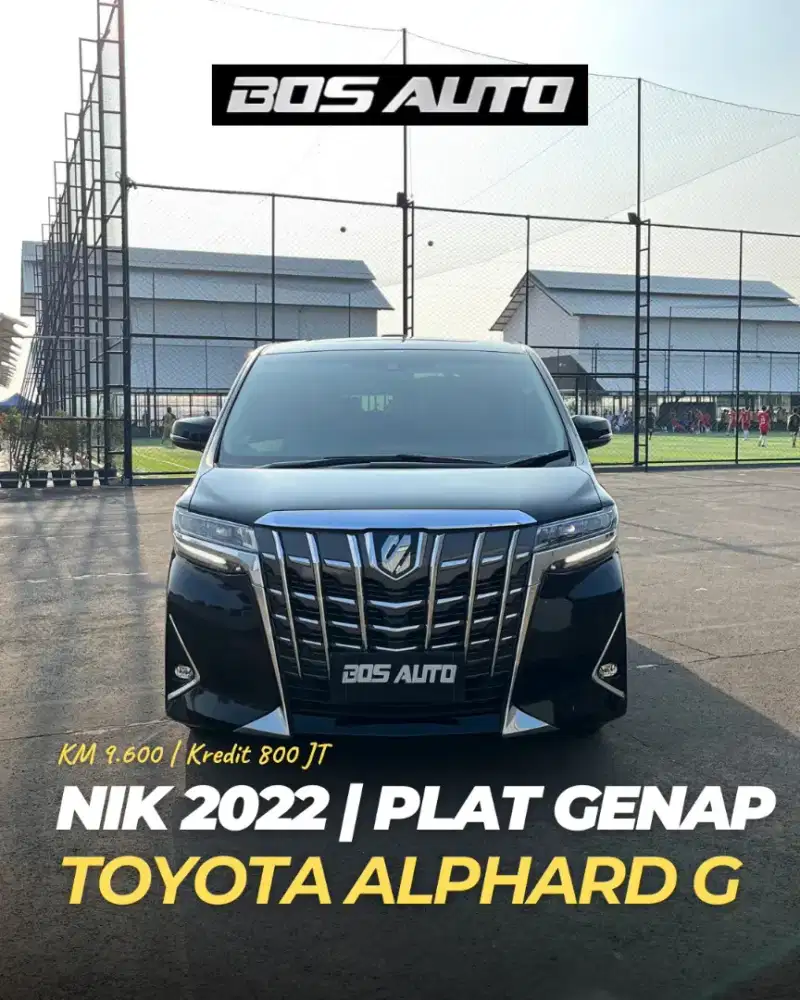 Toyota Alphard G KM 9rb perak  2022