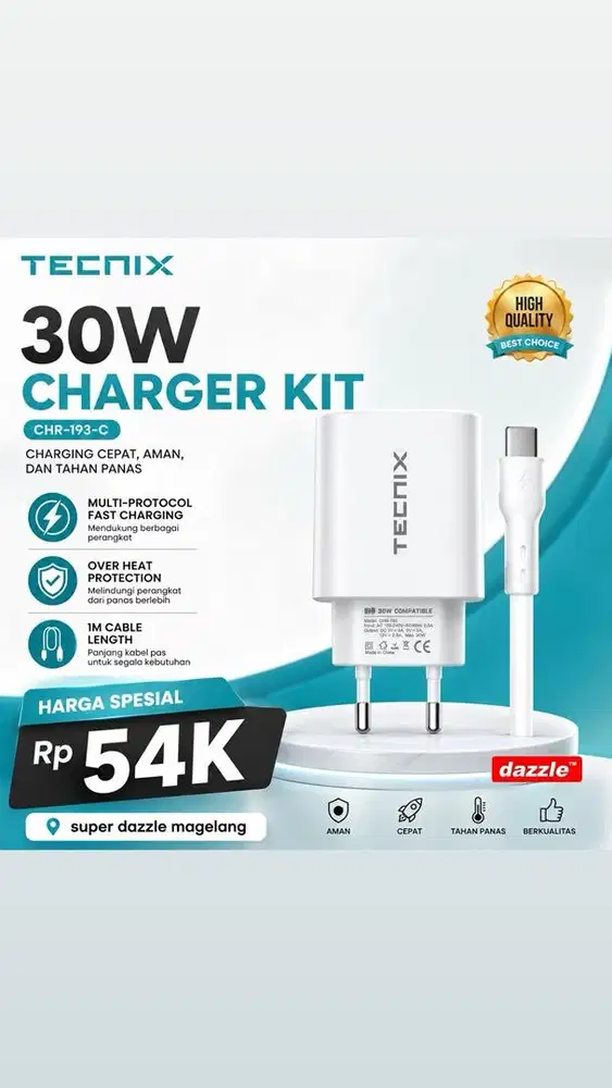 Tc tecnix chr 193c 30 watt vooc