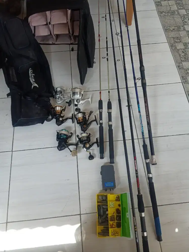 Full Set Alat memancing