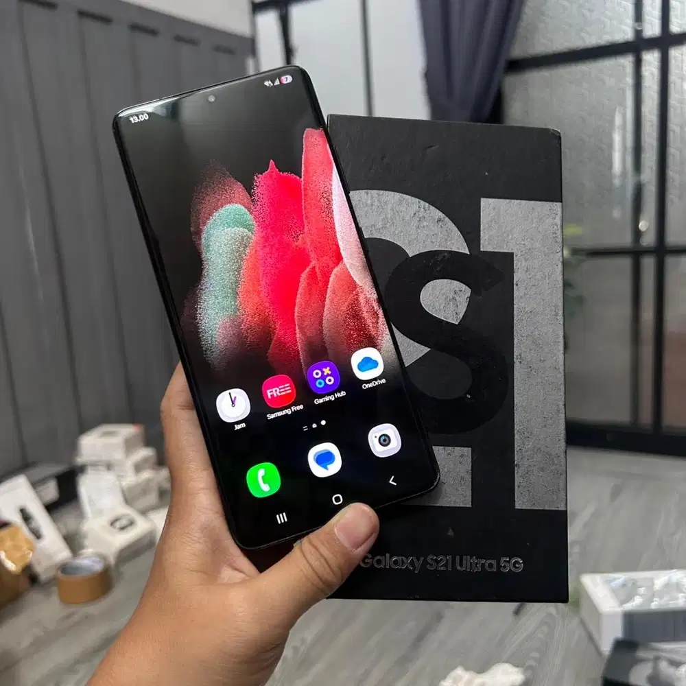 samsung galaxy s21 ultra 5G 12/256gb sein mulus siap pakai