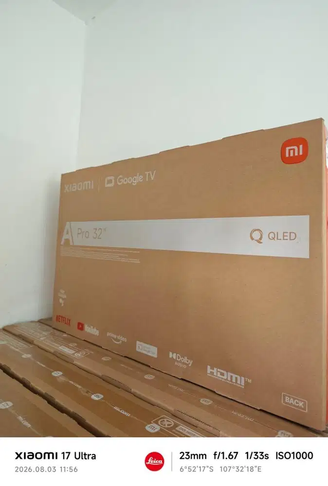 XIAOMI TV A PRO UKURAN 32 INCH QLED 2026