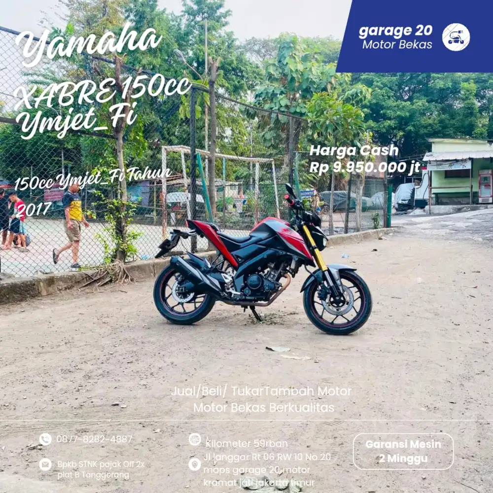 Yamaha Xabre 150cc Ymjet-Fi Tahun 2017