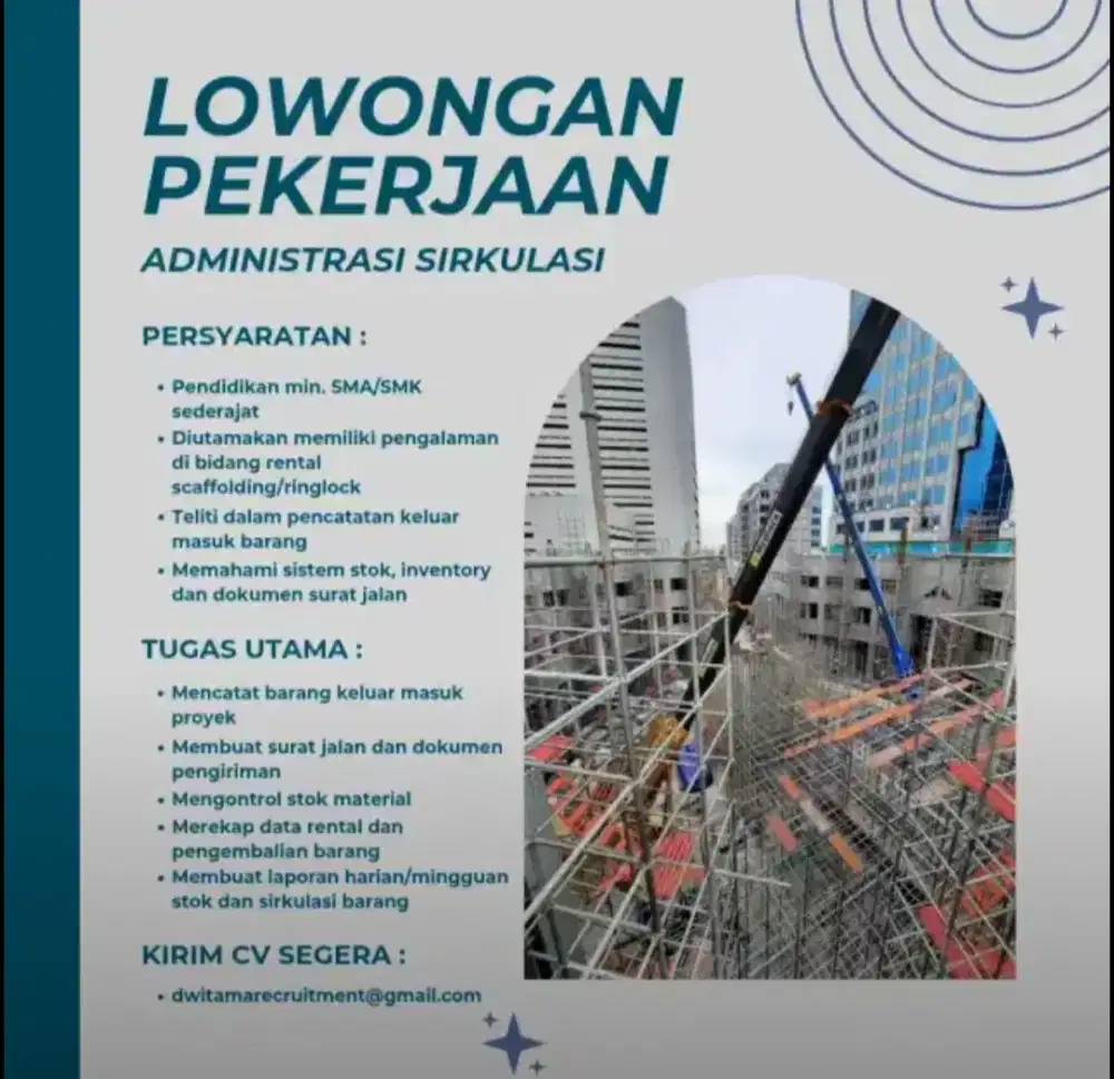 Lowongan Kerja Staff Administrasi
