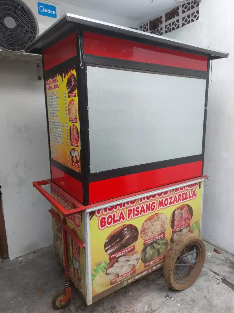 Gerobak  pisang nangka goreng