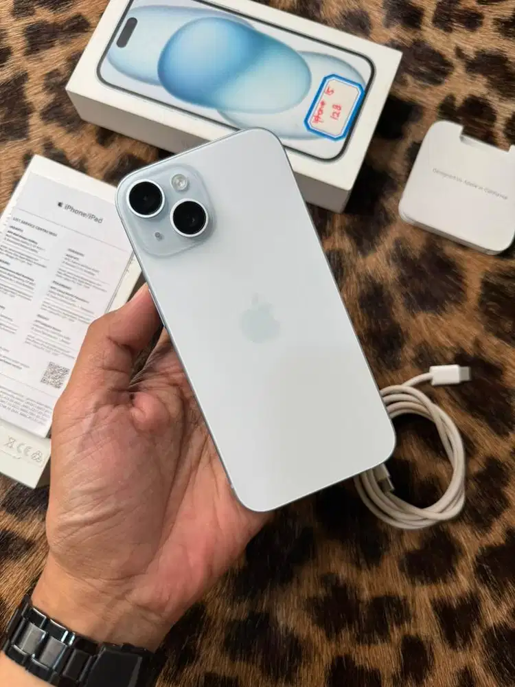 iPhone 15 128GB BH92 Resmi (Blue)
