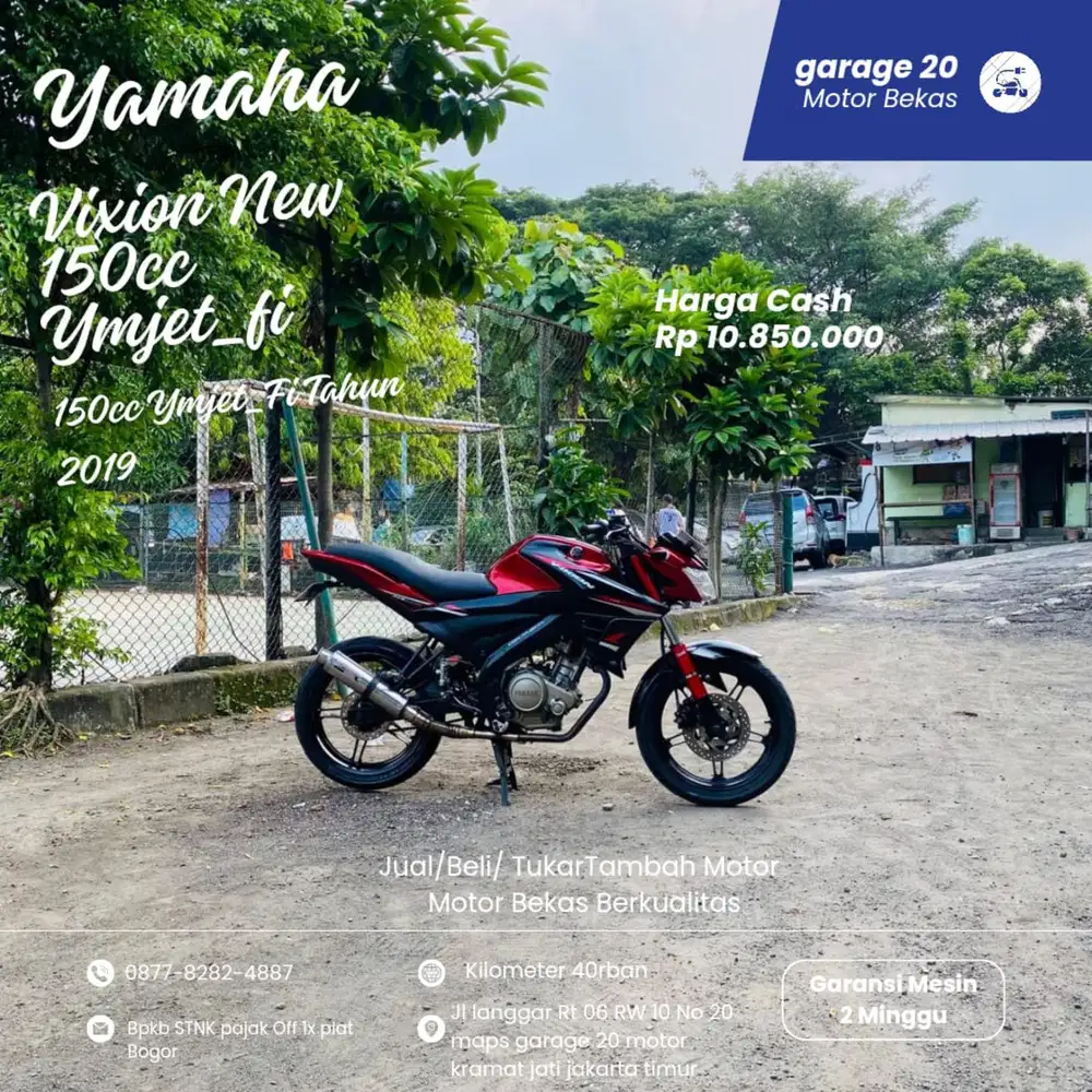 Yamaha All New Vixion 150cc Ymjet-Fi Tahun 2019