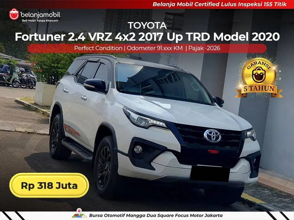 [ UPGRADE TRD 2020 ] Toyota Fortuner 2.4 VRZ 4x2 Diesel AT 2017 2018