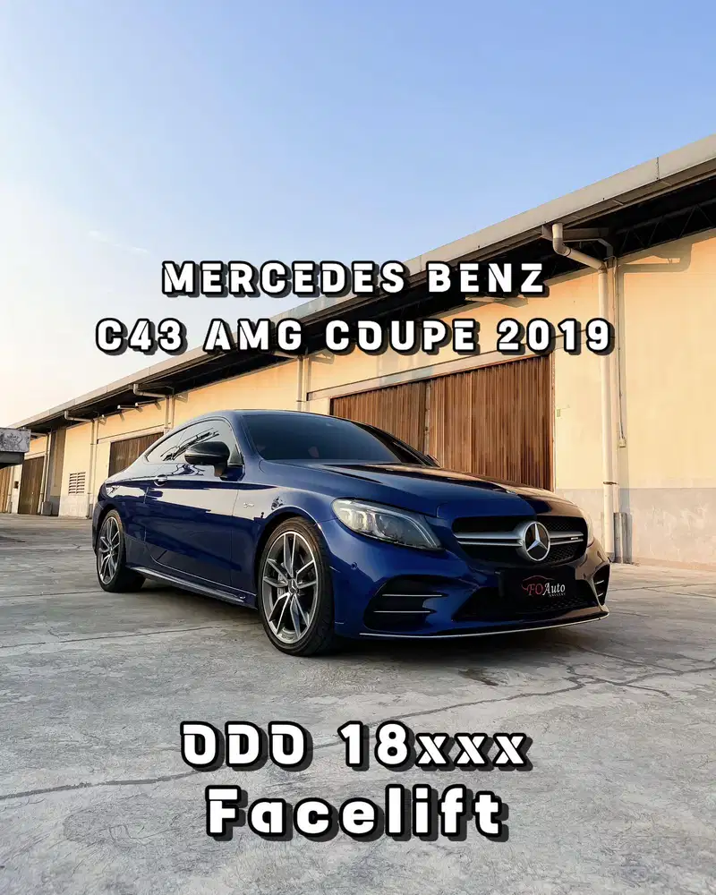 [Low Odo] Mercedes Benz C43 Coupe AMG 2019 Mint Condition Nik 2018