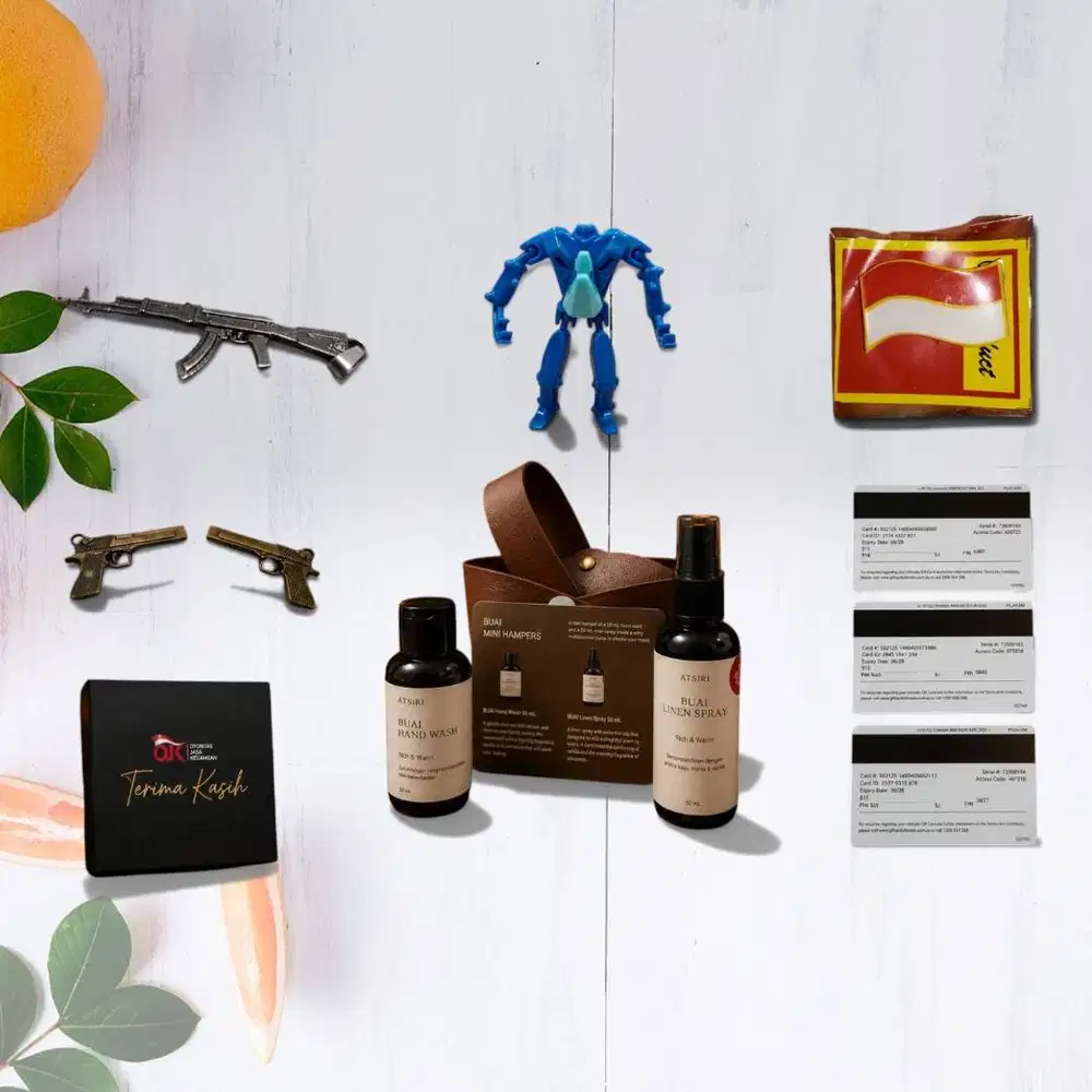 Borongan Super Murah & Lengkap – Hampers Atsiri + Robot + Liontin + Bo