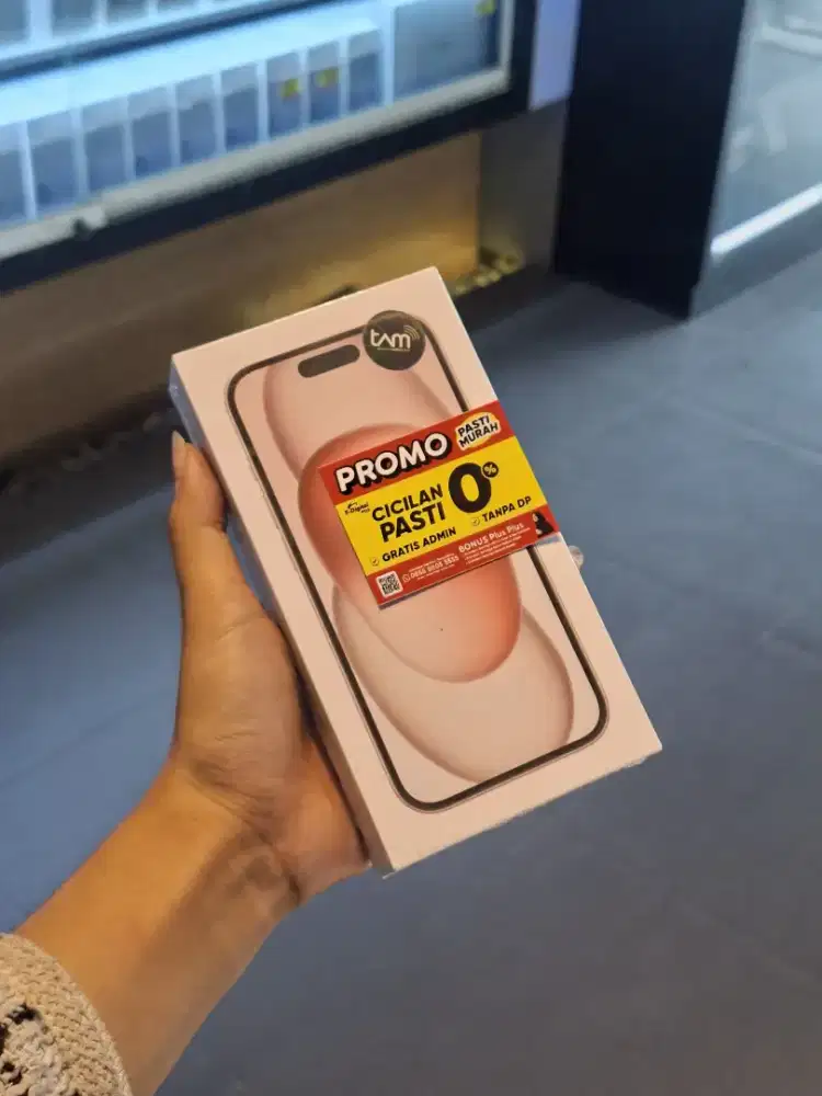 IPHONE 15 PINK 128 STOCK DIKIT!!