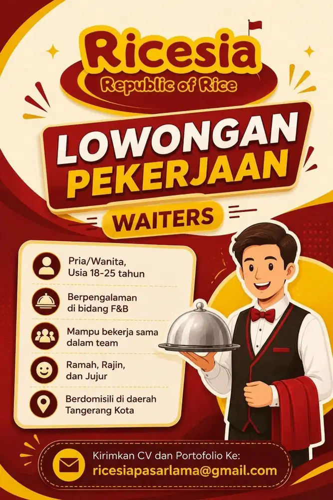 Lowongan Kerja Ricesia Pasar Lama