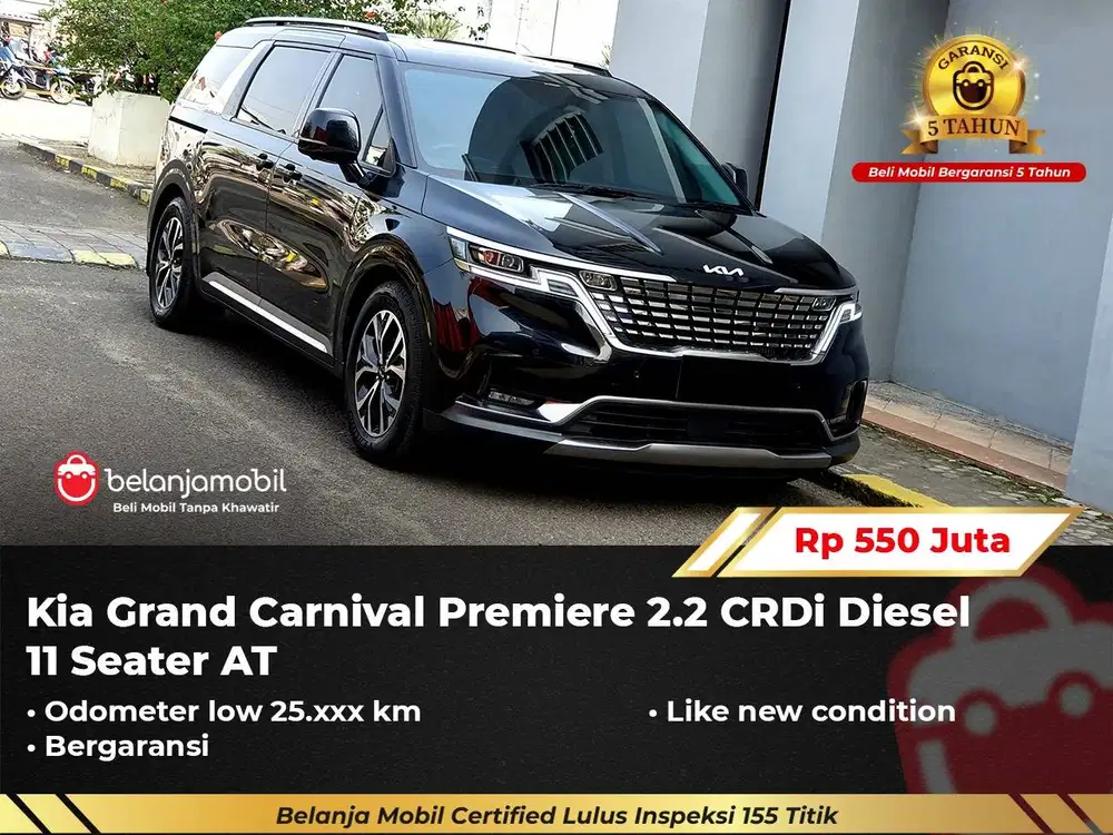 [ LOW KM 25RB ] Kia Grand Carnival 2.2 CRDi Diesel 11 Seat 2023/2024