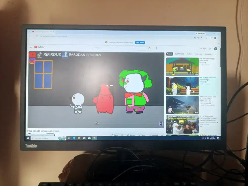 Monitor 24  Lenovo Ips Thinkvision