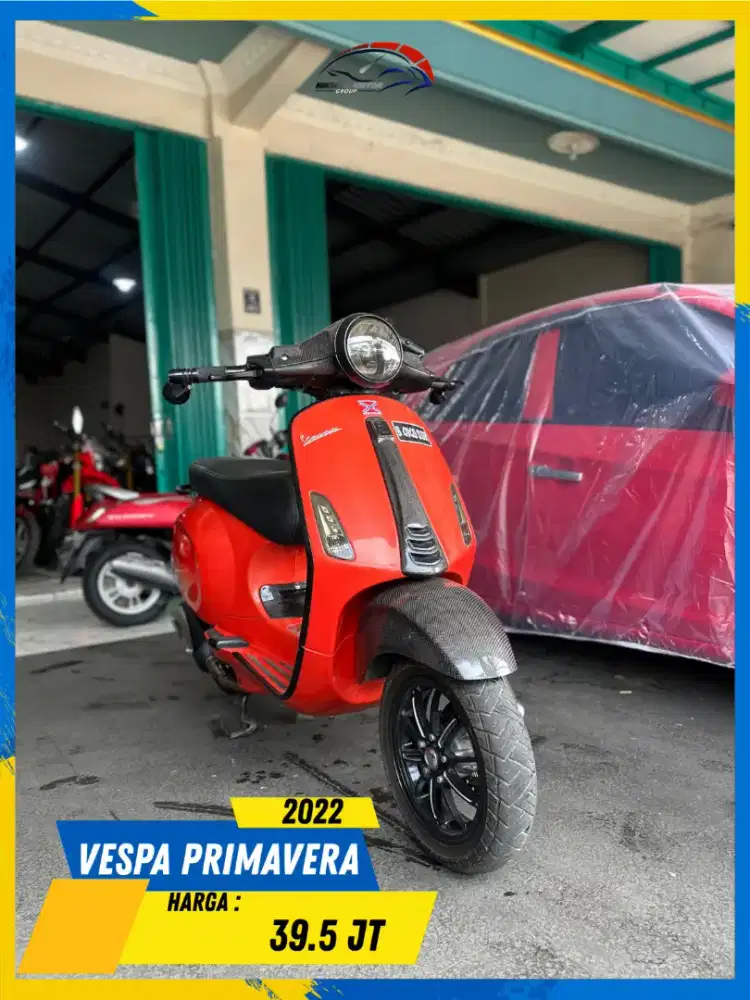 VESPA PRIMAVERA 2022 PLAT B MURAH MERIAH HIKMAH MOTOR KEPUH MALANG