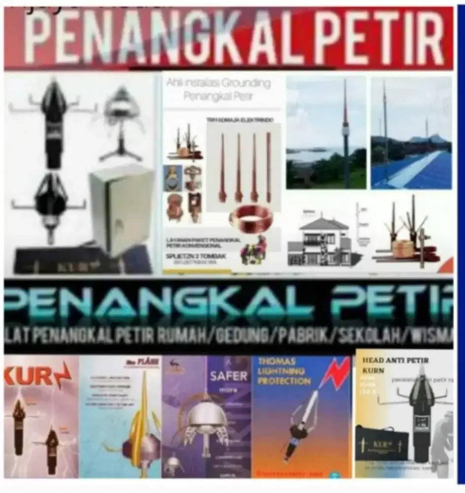Spesialis ahli jasa pasang ARDE penangkal petir kerawang