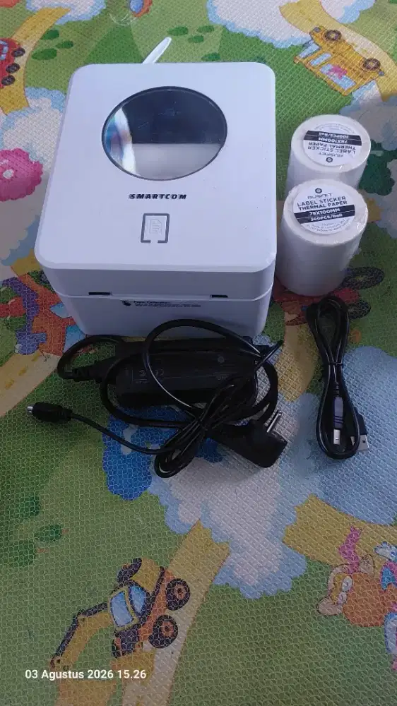 Printer Bluetooth Label Thermal Smartcom SM-9250 Putih