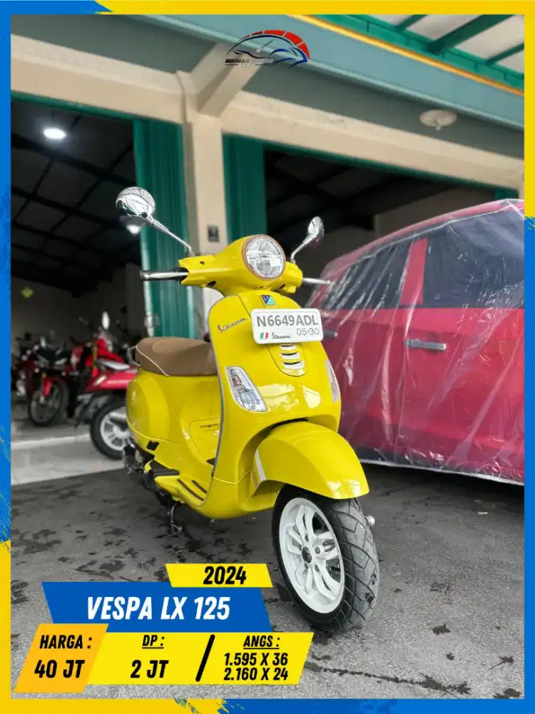 VESPA LX 125 2024 MURAH BERKUALITAS HIKMAH MOTOR KEPUH MALANG