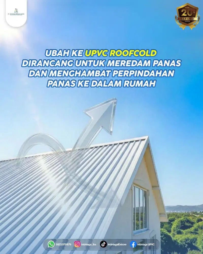 ATAP UPVC DOUBLE LAYER ROOFCOLD