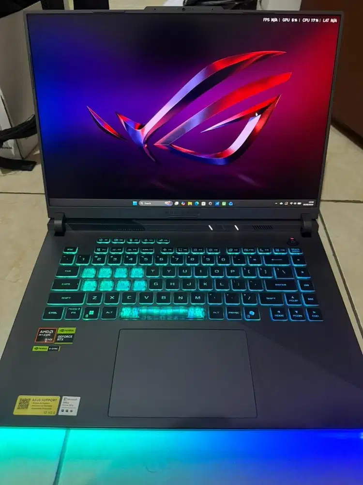 LAPTOP ASUS ROG STRIX G16 G614PM | RYZEN 9 8940HX GPU RTX 5060 LAPTOP